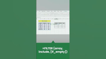 Filter out the confusion with FILTER! 💻💡 #exceltips #excel #ytshorts #msexcel #lookup #filter