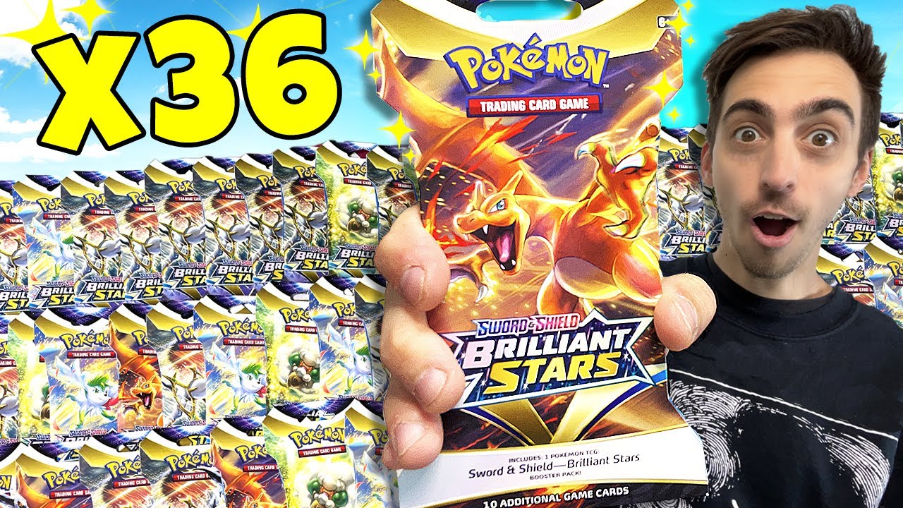 Pokemon TCG: Sword & Shield Brilliant Stars 36 Count Booster Box