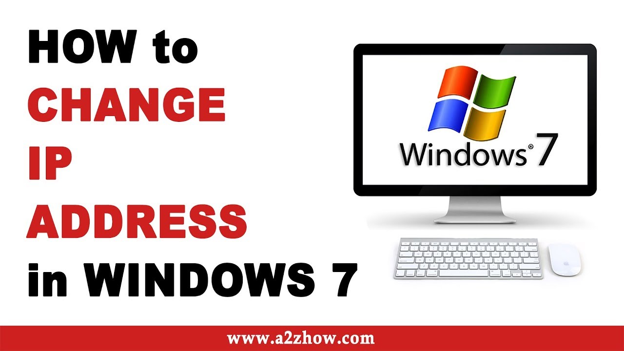 change laptop ip address windows 7