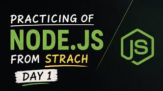 Node.js From Scratch 🚀 | Day 1 — Live Coding & Backend Practice