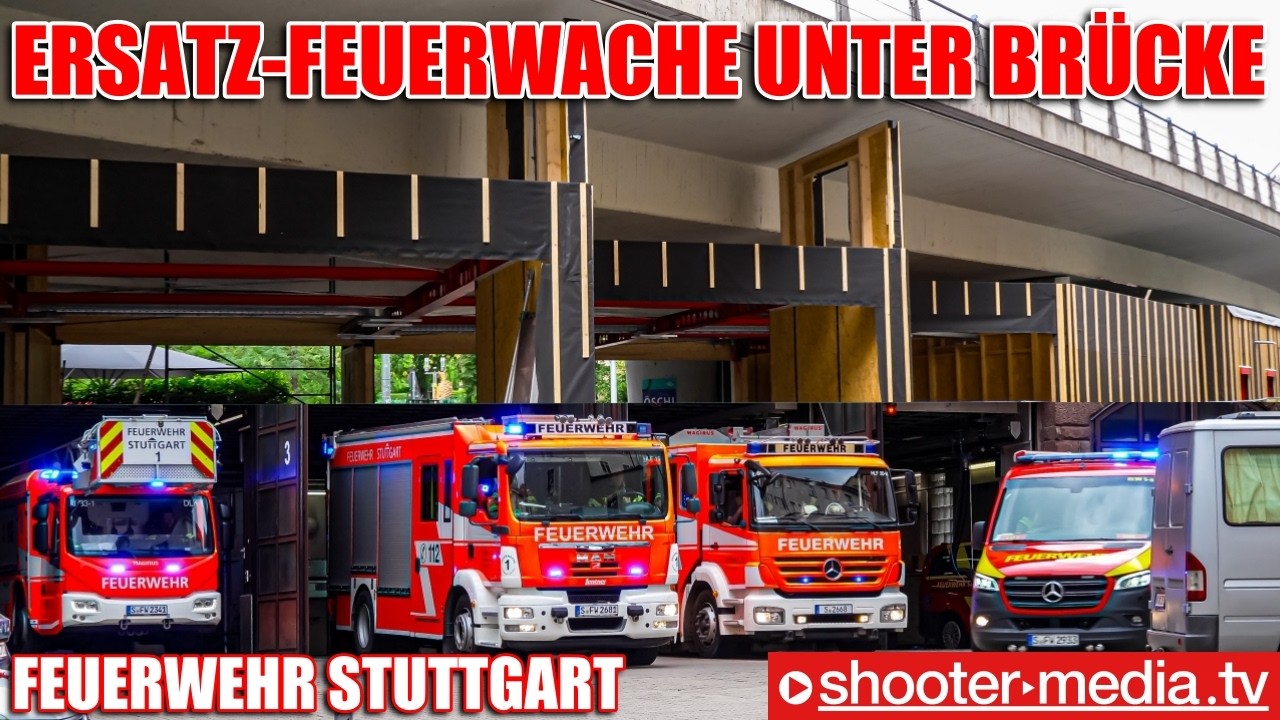 🚒 🚒  NEUE ERSATZ-FEUERWACHE UNTER EINER BRÜCKE  🚒 🚒 | Alle wichtigen Informationen