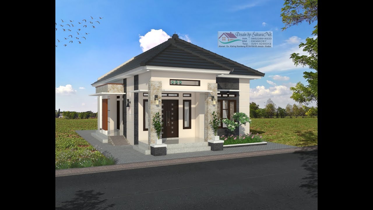 Modern House 7 X 13 3 K Tidur Desain Rumah Minimalis Lantai 1