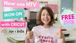 How To Use HTV Iron On for Cricut Beginners