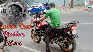 Sira Ang Cb 400carbon Brush Problem  Hella Spark Plugs  borntoride1127   cb400sf