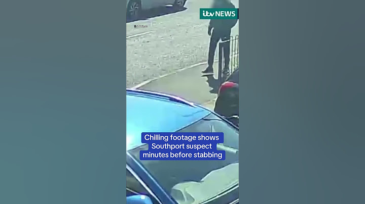 Chilling footage shows Southport suspect MINUTES before stabbing