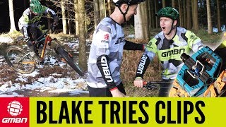 Blake Tries Clips! | How To Ride Your MTB With Clipless Pedals