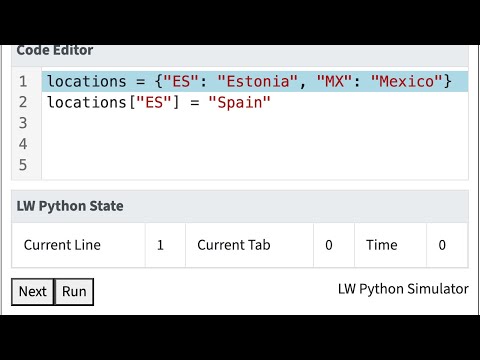 How Python Updates a Dictionary Entry