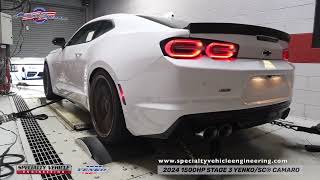 Turn up the volume for a 2024 YENKO/SC® 1500HP Stage III Camaro on our dyno!