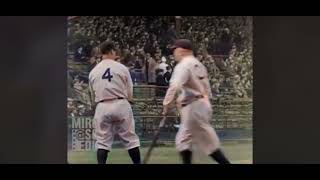 Babe Ruth & Lou Gehrig Batting Practice (Rare)