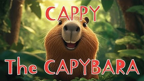 Cappy the Capybara 🐾 | Fun Animal Song for Kids