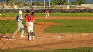 6-2-17 - Gus Wirth's 2nd two run single of the game ties it (Fort Morgan 9, Sterling 9)