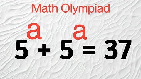 Japanese| Math Olympiad ll A Nice Exponential math problem #a=?.