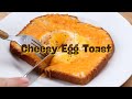 Cheesy egg toast start your day right