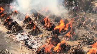 Footage of mass cremations shows devastation of India’s war with COVID-19