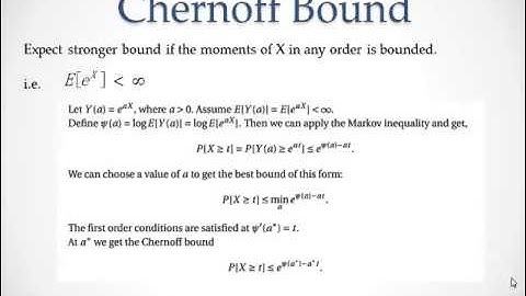 Markov inequality and tail bounds