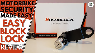 EasyBlock Lock Review | Motorbike Security Made Easy