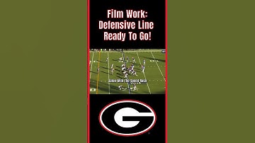 UGA Film Work:  UGA Pass Rush Just Getting Started