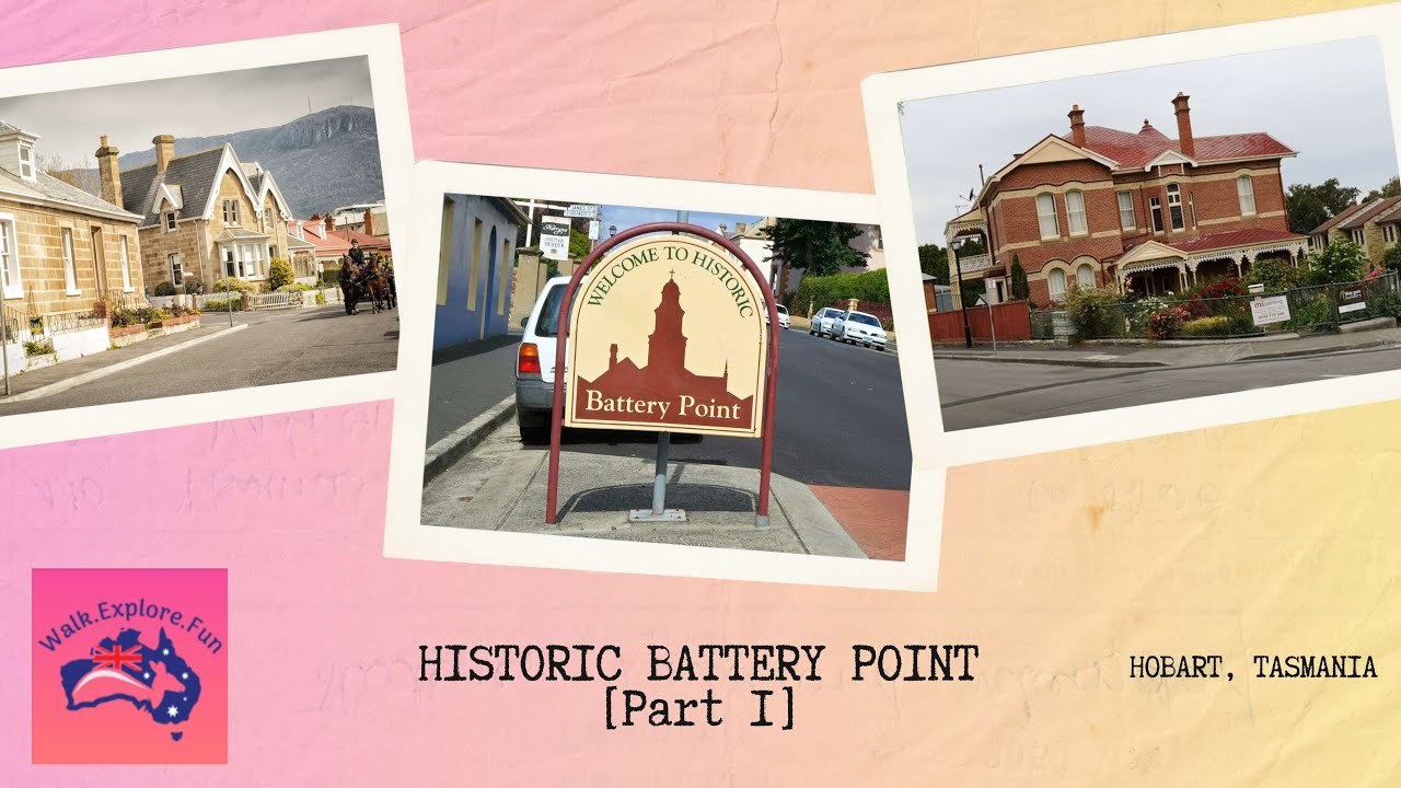 Walking Tour of Historic Battery Point, Hobart Tasmania. Part -1. 