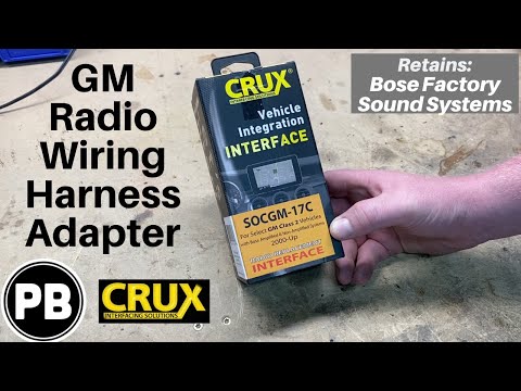 Crux GM Wiring Harness Adapter Unboxing | SOCGM-17C