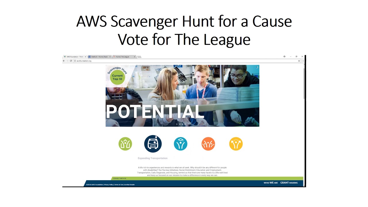 AWS Foundation Scavenger Hunt for a Cause Video