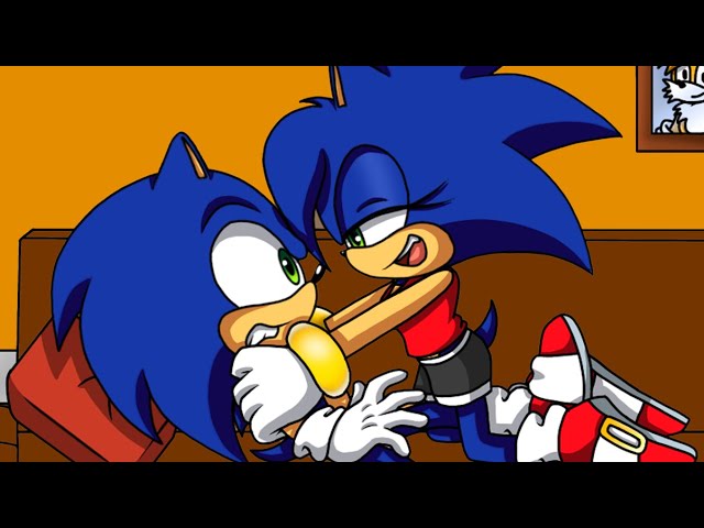 DARK SONICA KISSES SHADOW! - [Sonic Comic Dub] 