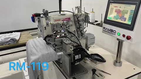 RAMBO RM-119, Flatlock automatic elastic waistband attaching machine