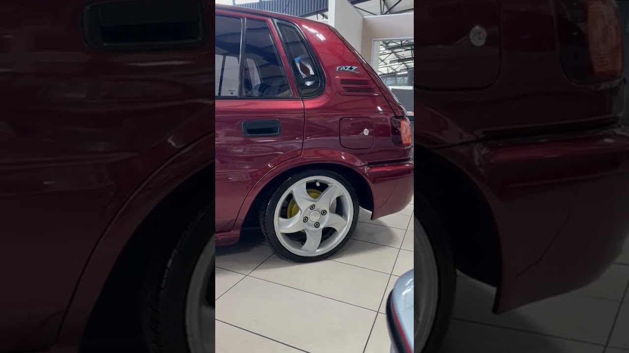 Bagged Toyota Tazz 