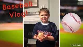 Cole plays BASEBALL! (baseball vlog)