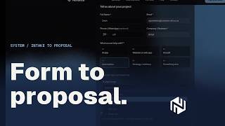 An intake form that changes to fit what the customer asks for Guide