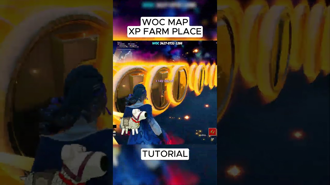 🧿XP FARM PLACE🧿WOC MAP🧿3417-0731-1266🧿