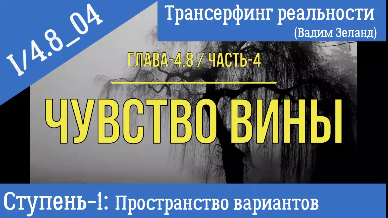 (Вадим Зеланд)Трансерфинг реальности I/4-8_04 (ступень-I, гл.4- ч.4 ...