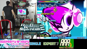 [DDR]Raspberry♡Heart (English version) - jun feat. PAULA TERRY / SINGLE EXPERT 7 , DDR SUPERNOVA2