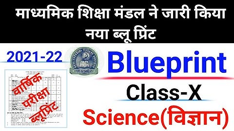 10th class Science || mp board blueprint 2021 class 10 pdf