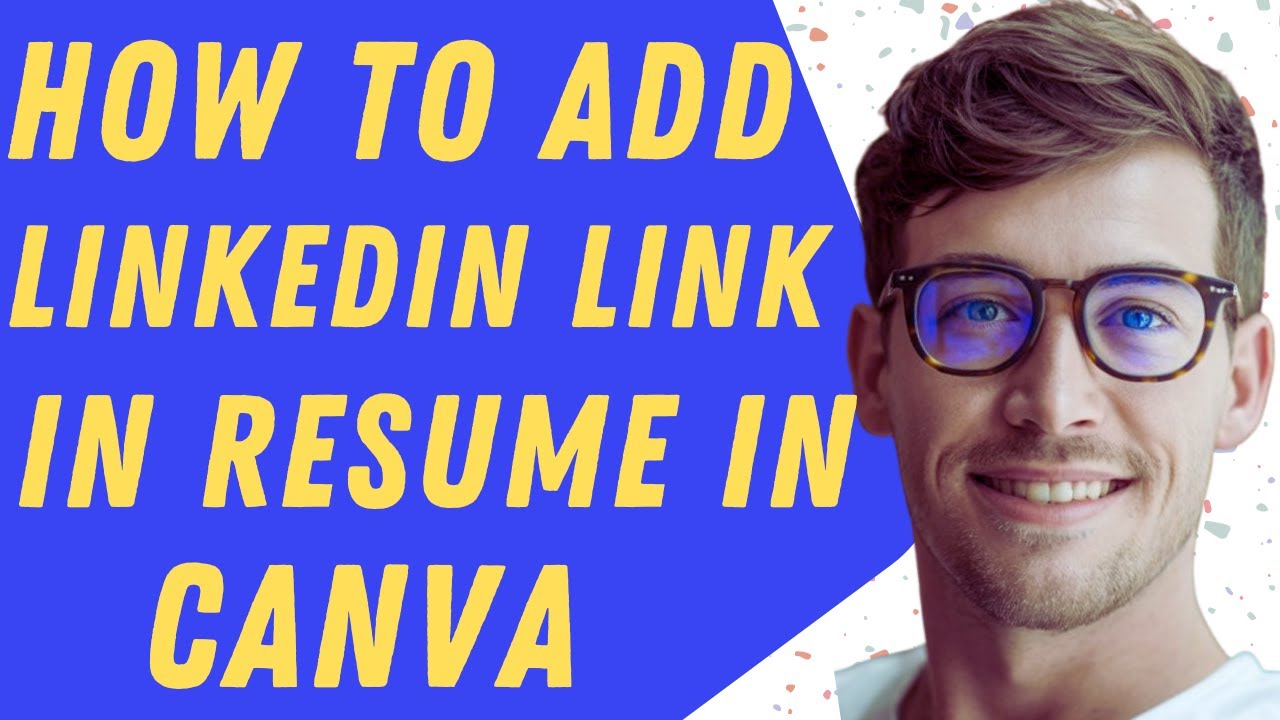 How To Add LinkedIn Link In Resume In Canva - Full Guide - YouTube