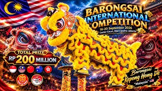 Acrobatic Lion Dance Kepong HONG De, Atraksi Barongsai Internasional Competition múa lân 舞獅 cny
