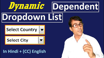 Dynamic Dependent Drop-Down Lists in Excel | Expandable & Exclude Blank Cells | Using offset match