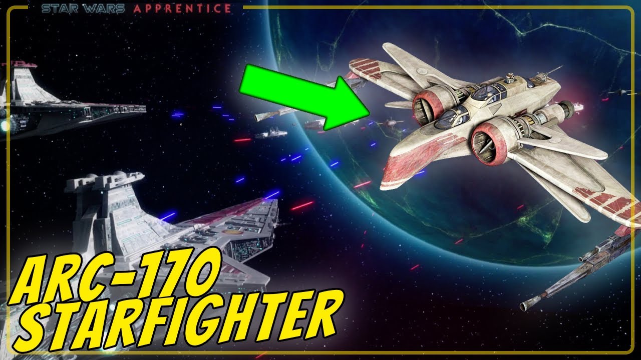 Республиканский истребитель ARC-170 из «Войн клонов» — короткометражные фильмы из «Звёздных войн»