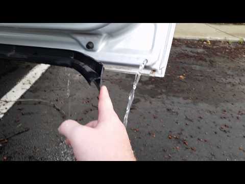 Silverado Door Holding Water