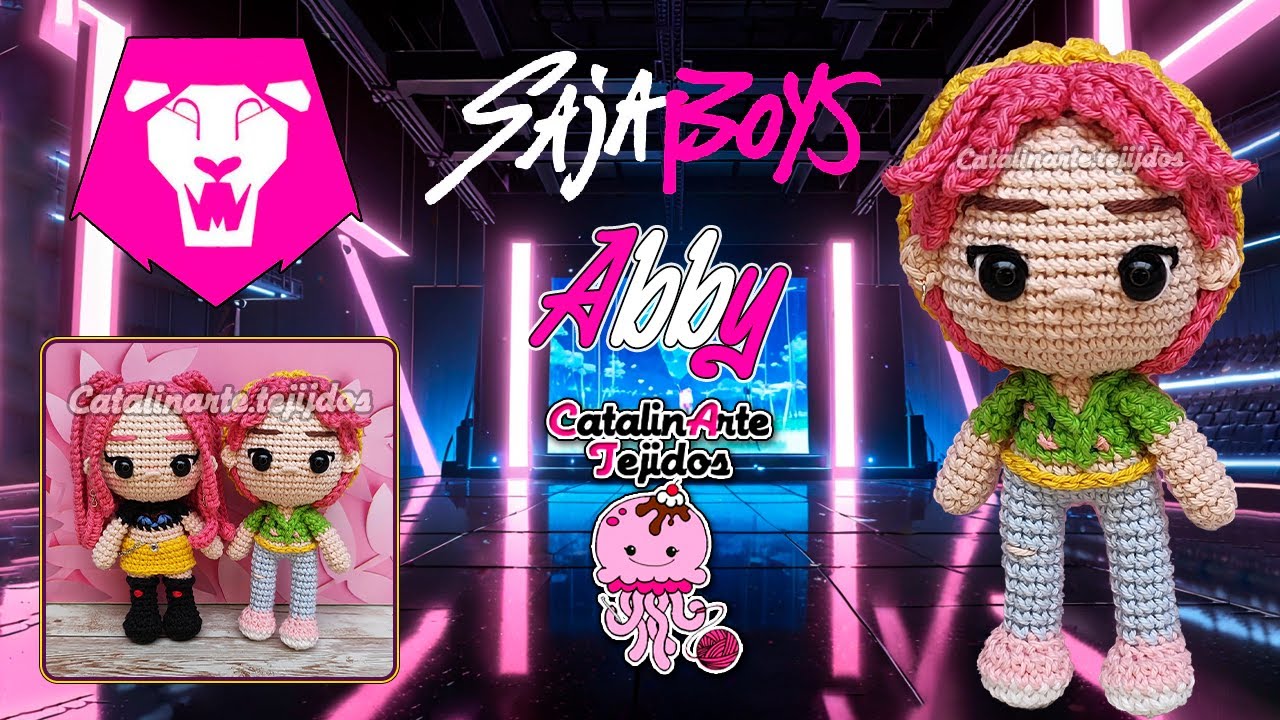 Abby (Saja Boys) Kpop Demon Hunters Amigurumi | CatalinArte Tejidos