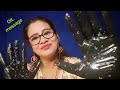 ASMR Oil Massage in Gloves 🧤 Unintelligible whispers |ASMR Ghosal| asmr for sleep |