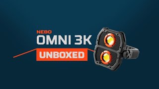 NEBO Unboxed - OMNI 3K - 3,000 Lumen Omni-Directional USB-C Rechargeable Work Light