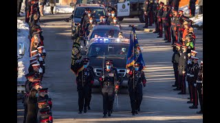 Calgary officer killed in the line of duty laid to rest honoured with regimental funeral