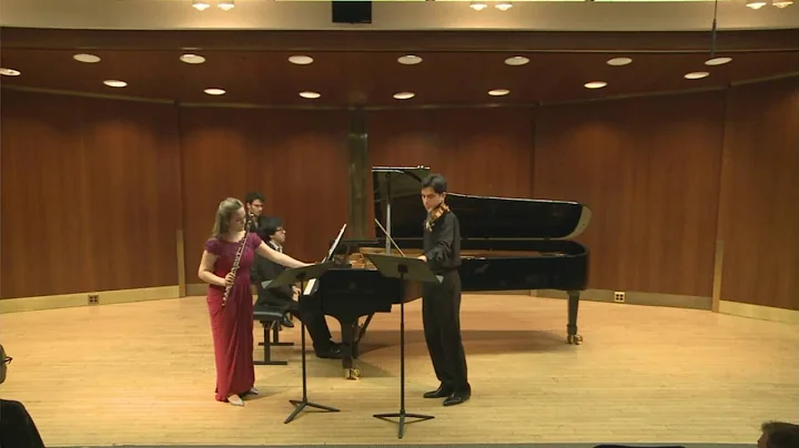 Shostakovich- Five Pieces: Katherine Lee Althen, flute; Jeremas Sergiani Velzquez, violin