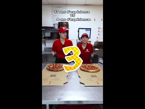 Kata vs Vic 👀🍕 #pizzasalvatoré #defi #défi #challenge #course