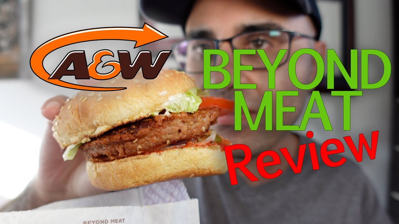 THE REAL DEAL!!? A&W Beyond Meat Burger Review YouTube
