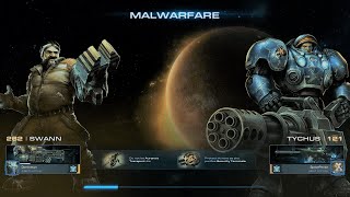 StarCraft II Brutal SWANN COOP TYCHUS Malwarfare