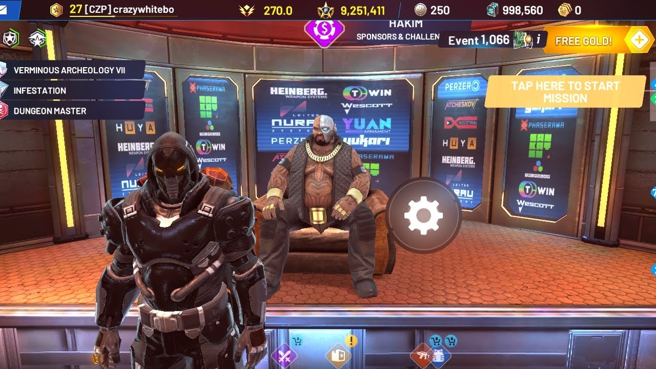 Shadowgun Legends gold arena with my guild 