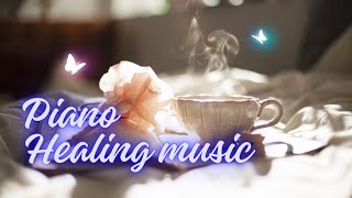 🎶Playlist (7 songs) Calm piano healing music 4K / Rest music, sleep-inducing music