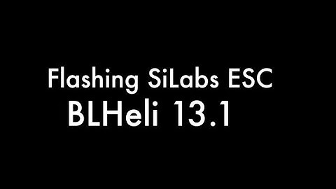 BlHeli Flash   Arduino Nano