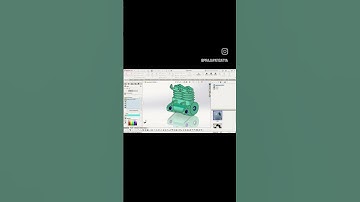 Engine Block on solid works || #solidworks #3d #cad #prajapatisatya #engineblockonsolidworks